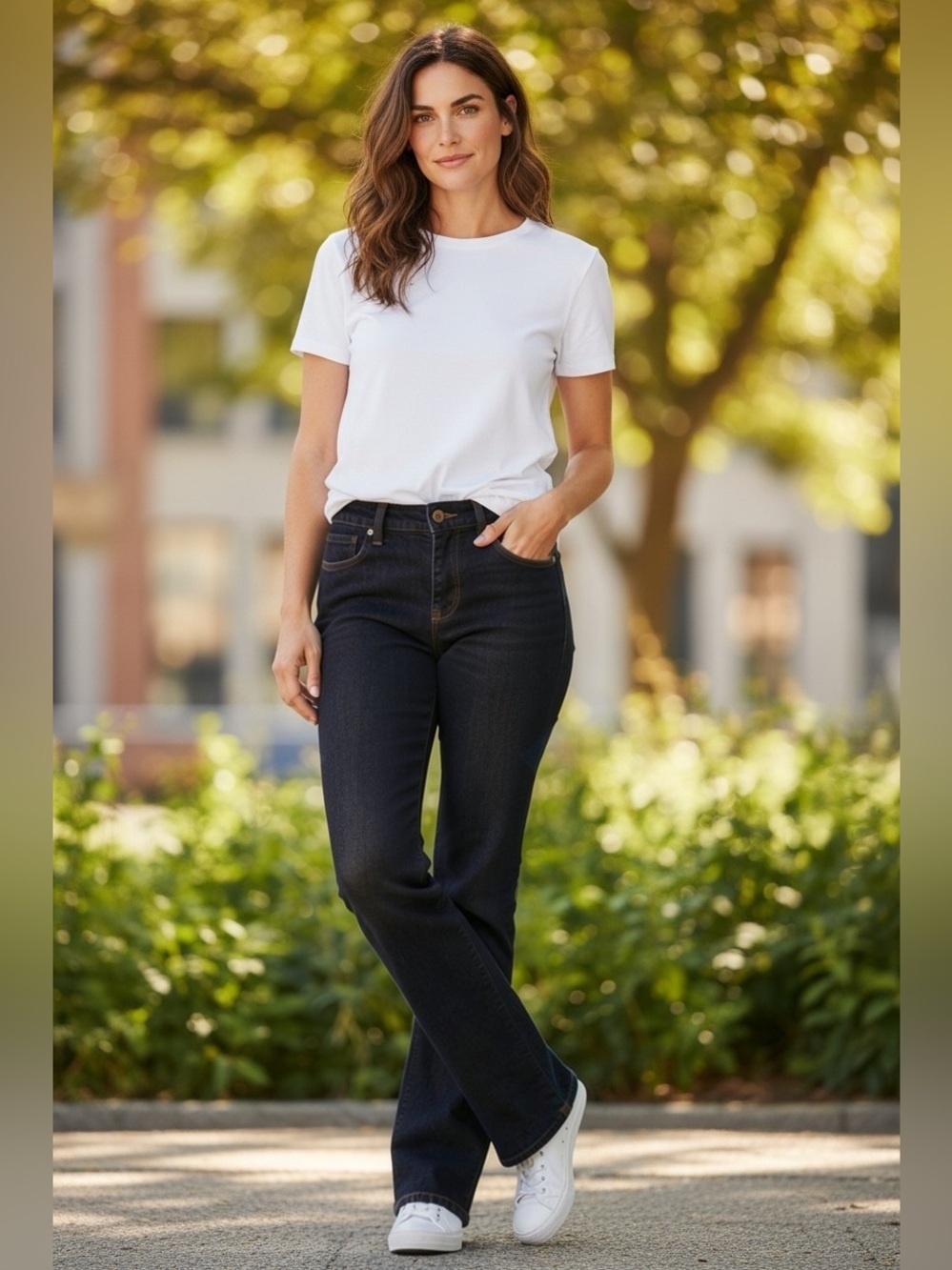 NWT Talbots Heritage Boot Jeans in Dark Wash Size 8